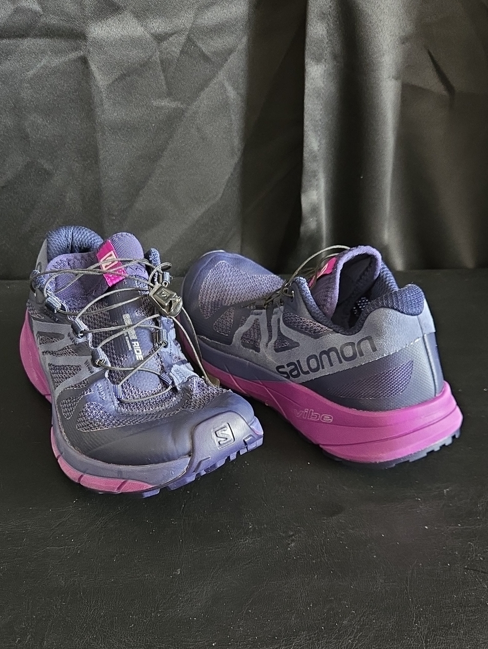 Salomon Purple and Pink Trail Running Shoes